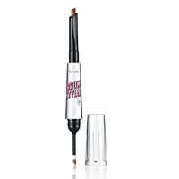 Benefit Cosmetics Brow Styler時尚造型眉筆 最新的二合一雙頭眉筆，一邊是特設的三角形筆芯蠟筆，而另一端是獨特設計的輕散幼細眉粉，具超強防水功效，能勾劃持久多元化眉妝。$300（A）