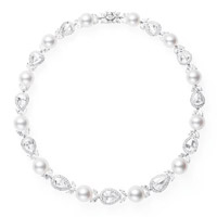 MIKIMOTO高級珠寶系列18K白金配白南洋珍珠、鑽石頸鏈 $527萬（A）