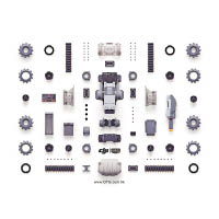 RoboMaster S1盒裝是一堆散件，玩家需要自行組裝成機械人，了解箇中結構。