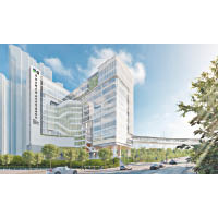 預計明年可落成的新大樓「賽馬會健康護理學院」，內設5個物理治療學有關的教學實驗室。