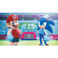 《瑪利歐&超音鼠AT東京2020奧運會》可操縱瑪利歐或超音鼠團隊，以奧運項目一決勝負。