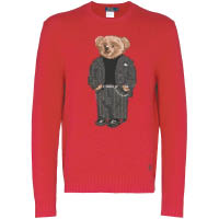 Polo Ralph Lauren紅色Teddy Bear圖案冷衫 $2,900（B）