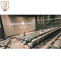 IMAX with Laser影院的巨幕闊近21米、高近12米，提供458個座位。