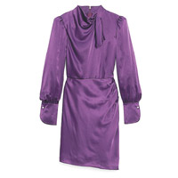 KATE SPADE紫色絲質連身裙 未定價（A）