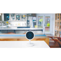 Nest Cam IQ Indoor重量只有357g，外形簡約。<br>售價：299美元（c）