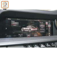中控台加配了10.9吋觸控式螢幕，切合新世代汽車潮流。