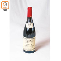 Domaine des Heritiers Louis Jadot, Beaune 1er Cru ”Clos des Couchereaux”Burgundy, France 2013<br>酸度高而中度至高度厚酒體的紅酒，既能提升肉味之餘，亦能平衡菜式的甜與膩口感。