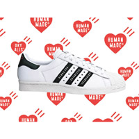 白×黑色HUMAN MADE×adidas Originals Superstar $1,199（A）