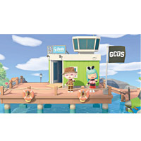 早前GCDS亦與《集合啦！動物森友會》玩家Crossing The Runway合作，於遊戲世界中創作了3款標誌性單品。