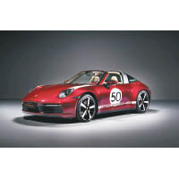 Porsche早前發布全新限量版911 Targa 4S Heritage Design Edition。