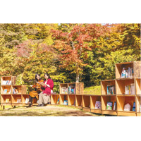 輕井澤的星野度假區將規劃一個期間限定的紅葉圖書館，於被紅葉包圍的小山丘上，擺放400本圖書，大家可以「打書釘」兼打卡。