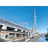 東京 Mizumachi位於橫跨隅田川的新高架橋下，共有14間店，將淺草站和東京晴空塔站連結起來。