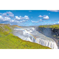 Hrosshagi冬日導賞團會帶大家到冰島著名的Gullfoss瀑布。