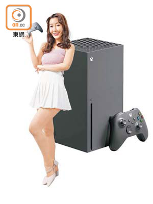 Xbox Series X外形似足電腦機箱，黑魂配色勁型。（設計圖片）<br>售價：$3,880