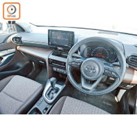 配備8吋原廠觸控式中控屏幕、7吋電子儀錶板及多功能軚環。車載TSS（Toyota Safety Sense）安全系統，集前方防撞警告、定速巡航、主動式車距控制巡航、車道偏離警告及車道保持輔助系統於一身。