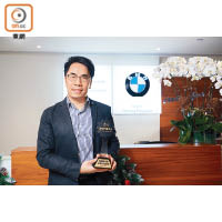 最矚目中型豪華行政房車BMW THE 5<br>寶馬汽車（香港）有限公司營業部總經理<br>General Manager, Sales Operation, BMW Concessionaires（HK）Limited<br>陸兆祥先生（Mr. Francis Luk）