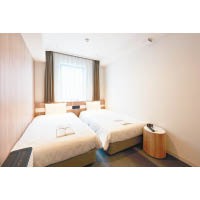 雙床房面積達20.67平方米，所有客房均配備LG Styler衣物護理機。