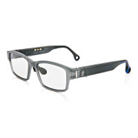 日本「OWNDAYS × GUNDAM」智能眼鏡，眼鏡臂框分別印有聯邦及自護標誌。售價：23,000日圓起（約HK$1,702起）（b）