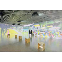 1樓的交流空間現正上映榊原澄人的影像作品《飯繩緣日》，可免費觀看。