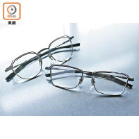 999.9 S-951T眼鏡 $3,480（左）、S-950T眼鏡 $3,480（右）（A）