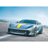 Ferrari全新發表的限量版 812 Competizione，擁有830cv最大馬力。