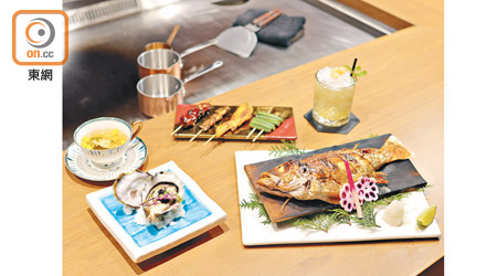 客人可以在VIP房內享用度身訂造的嘗味菜單，一次過享用鐵板燒、串燒、和食或創意雞尾酒等。