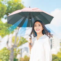 既怕曬又怕熱？這把UV傘的遮蓋率達99%的風扇雨傘，就能一次過解決兩個問題。