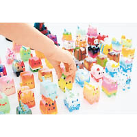 韓國RATOKIMTOY推出的盲盒玩具BOXCAT，備有多種顏色及貓貓設計。