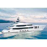 船長55米的「Amor」是Turquoise Yachts與A. Vallicelli & C. Yacht Design合作建造的新項目，可容納12位客人，航速為15節。
