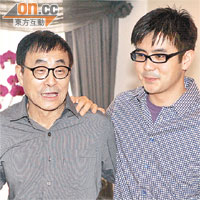 劉家昌子劉子千（右）是台灣樂壇新進唱作人。	（資料圖片）