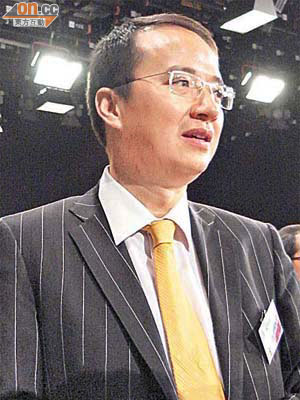 王征表示，無綫的股權變動不會影響亞視發展。	（林妙詩攝）