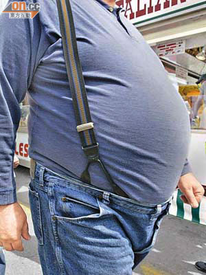 中央肥胖是脂肪肝四大風險因素之一。