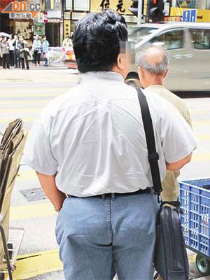 本港男士肥胖情況日趨嚴重。	（資料圖片）