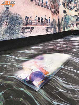 電子動態版《清明上河圖》下月在亞洲國際博覽館展出。
