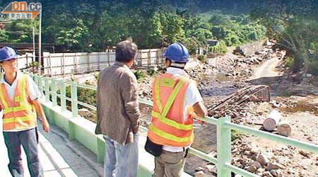 渠務署表示，大埔河改善工程明年始完成。