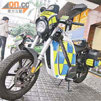 全港僅得一部的警隊電動電單車Brammo亦在展覽中展出。