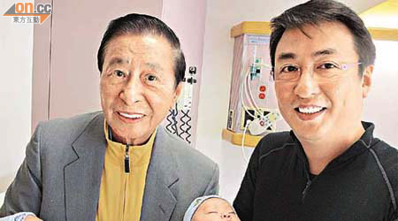 四叔李兆基（左）喜獲三胞胎男孫，豈料因此惹來警方介入調查。