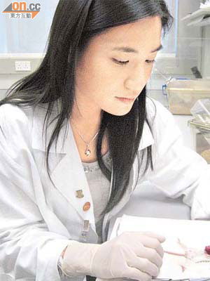 彭詠枝早前已成功從動物實驗，識別部分癌症幹細胞的特徵。