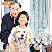 麥瑞琼在工作上尋找滿足感，亦在工作上認識丈夫楊蔚菁。	（受訪者提供）