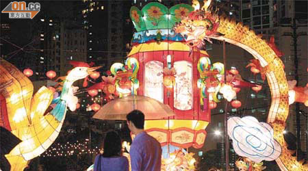 旅發局計劃今年中秋在維園展出創造健力士紀錄的巨型花燈。