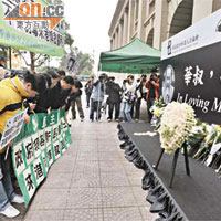 日前由不同團體舉辦的悼念司徒華活動，都有大批市民參與。