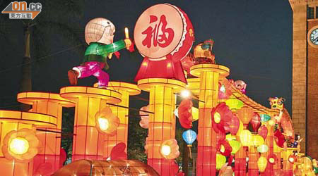 今年春節綵燈展覽介紹亞洲地區不同文化習俗。