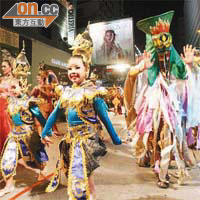 傳統泰國舞蹈別具地區風味。