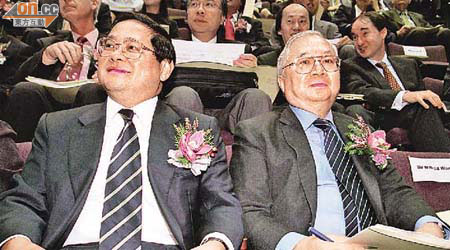 馮國經（左）同胡應湘（右）都報咗名做講者。	（資料圖片）