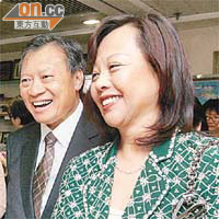 郭炳湘與夫人李天穎。（資料圖片）