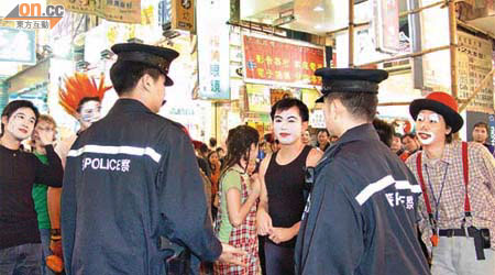 警方已建議前線人員按實際情況，彈性處理有關街頭表演的投訴。