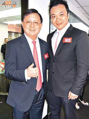 黃英豪（左）同龔皓都係好老闆，希望為員工提供最好福利。