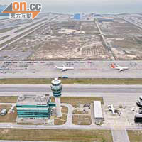 本港即使立即興建機場第三條跑道，估計十年後建成，仍有四年真空期。