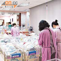 仁安醫院去年約有七千六百名嬰兒出生，明年分娩總額維持不變，但減少內地孕婦名額。