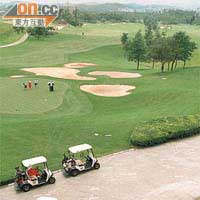 朱樹豪創立的觀瀾湖高爾夫球會規模在全球數一數二。